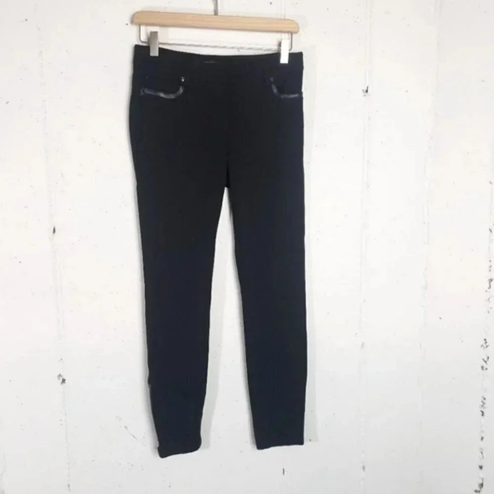 WHBM skinny leg 0 black‎ stretch pants